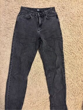 BDG High-Rise Washed Black Mom Jeans
